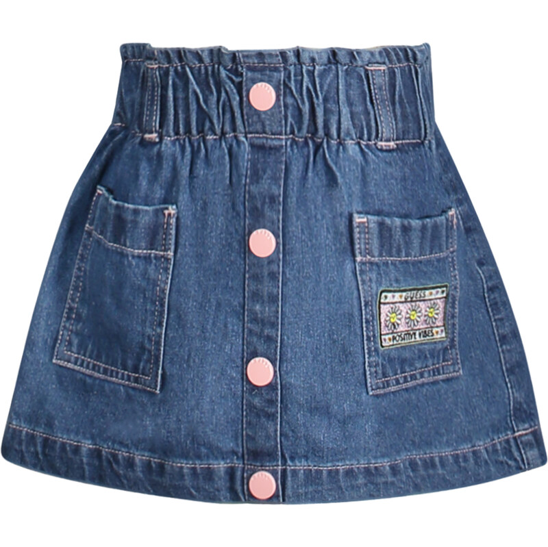 GUESS JEANS Dětská džínová sukně GUESS