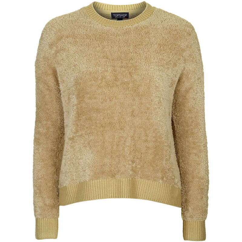 Topshop Soft Knit Textured Sweatshirt