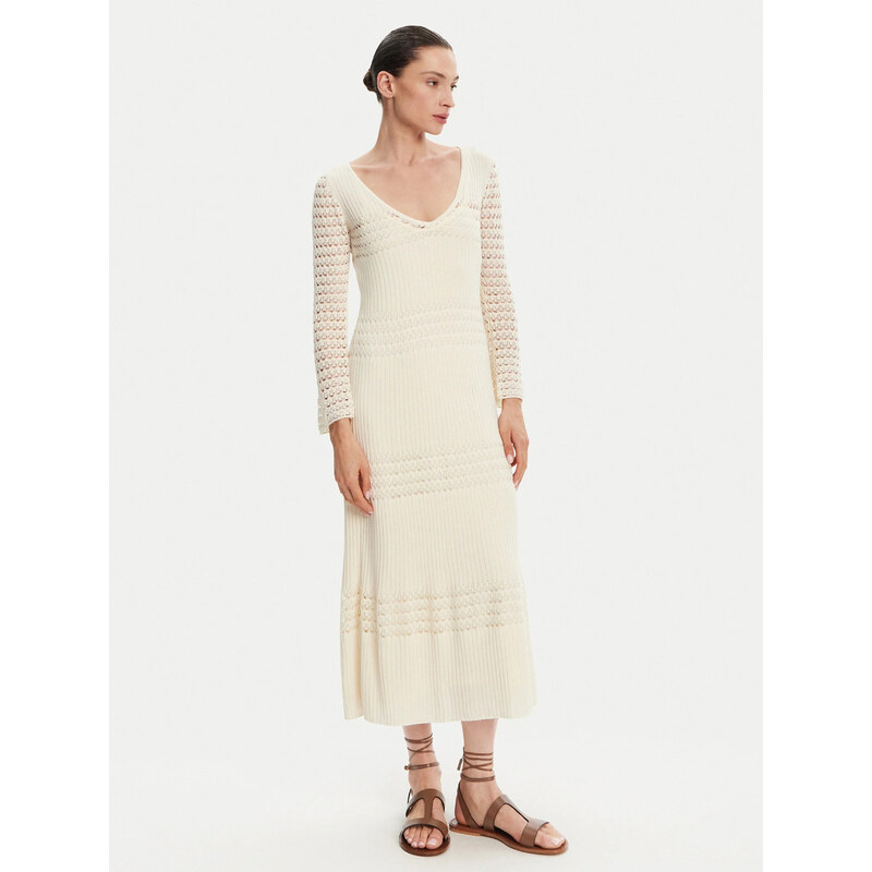 Pepe Jeans dámské krémové šaty Paulina 109097086