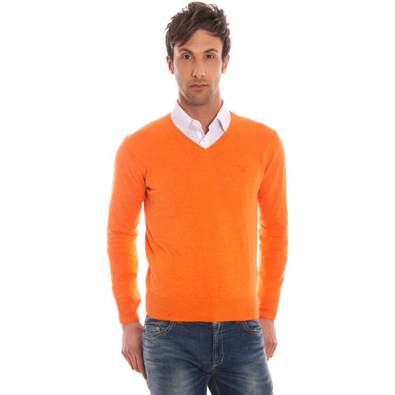 Pánský svetr Gant - M / Oranžová