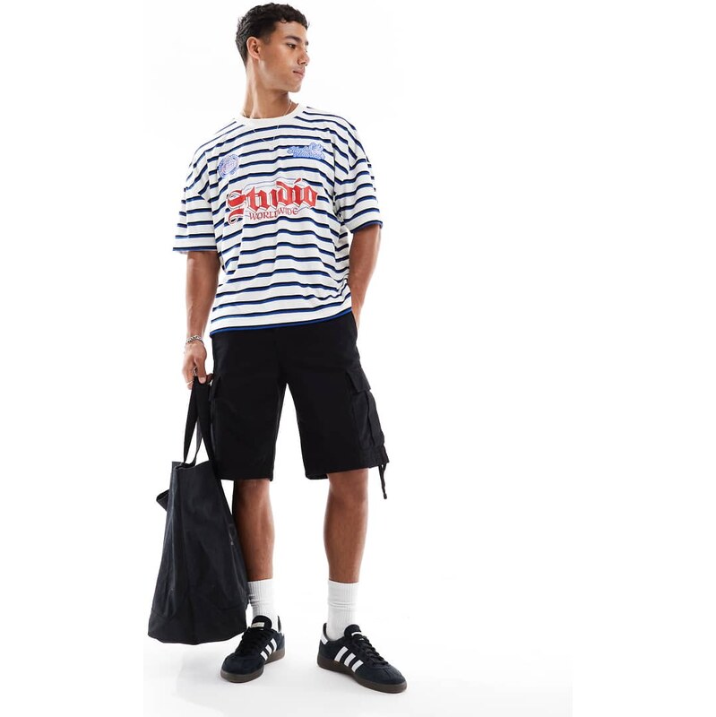 ASOS DESIGN boxy oversized t-shirt with dropped shoulder and