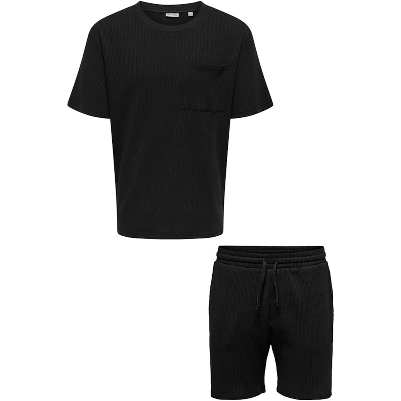 Only & Sons Joggingová souprava ONSSTEWARD černá
