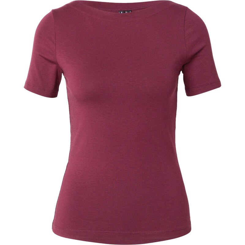 VERO MODA Tričko VMPANDA vínově červená
