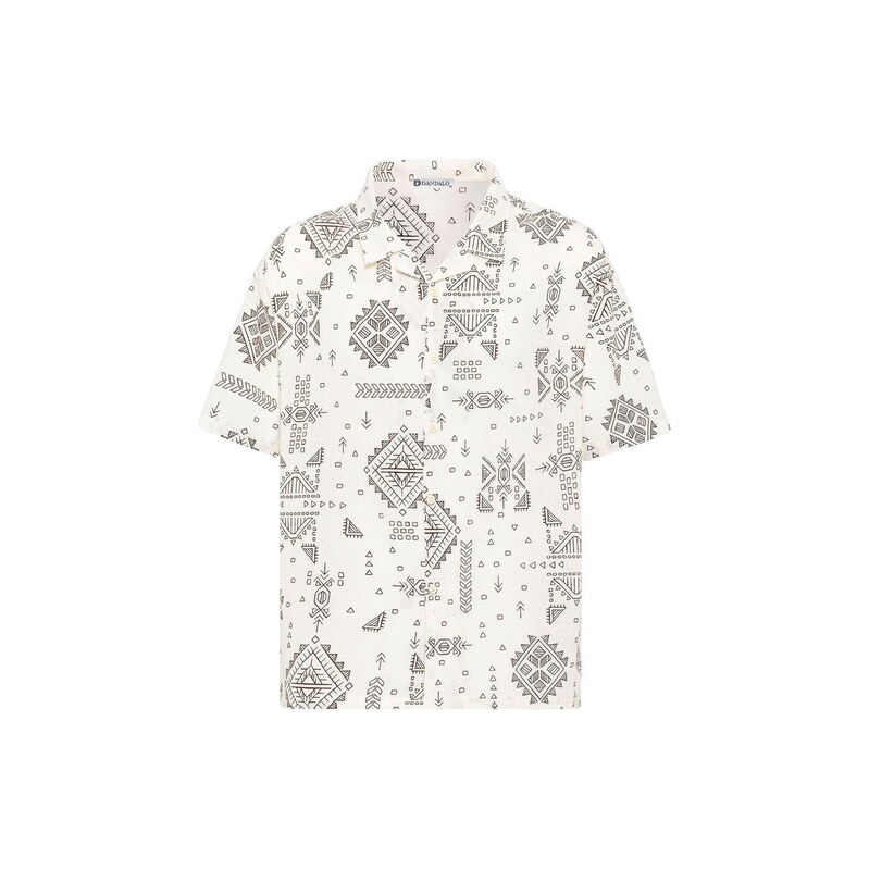 Dandalo Košile černá / offwhite