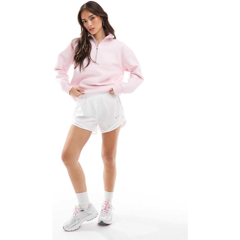Nike Running Tempo Dri-FIT mid rise 3 inch shorts in white 106398575