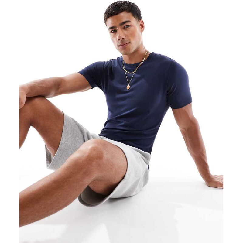 Jack & Jones muscle fit t-shirt in navy