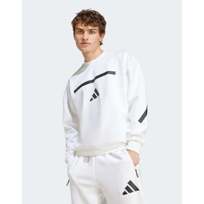 adidas performance adidas Originals Z.N.E. sweatshirt in white 115503818