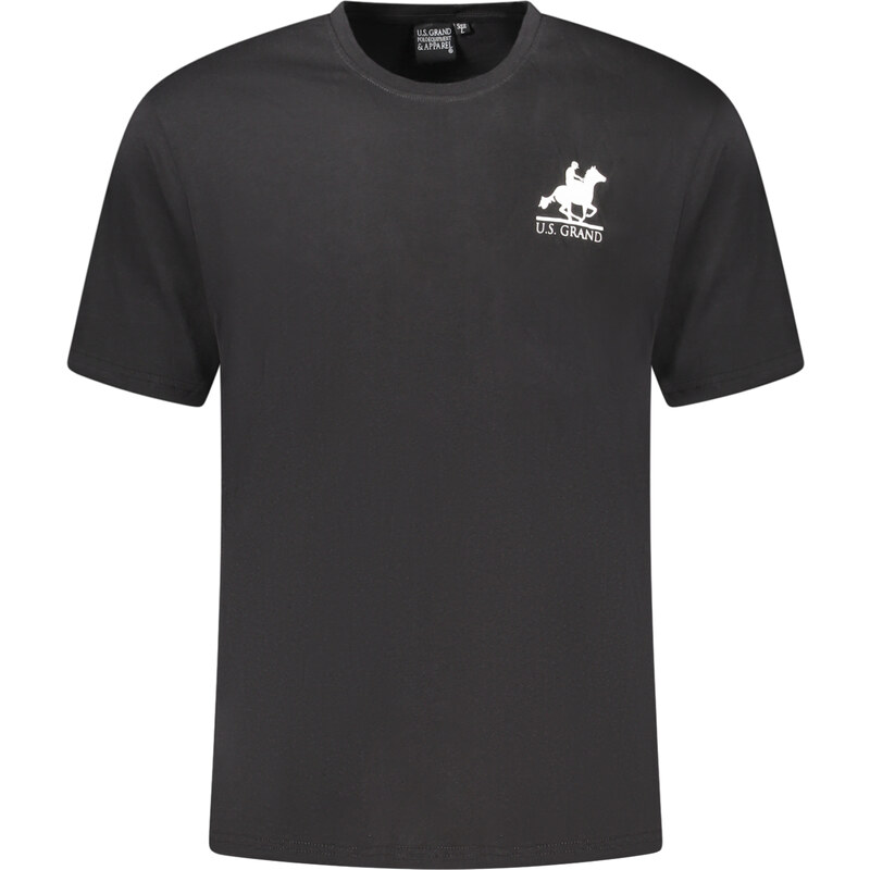 U.S. GRAND US GRAND POLO SHORT SLEEVE T-SHIRT MEN BLACK