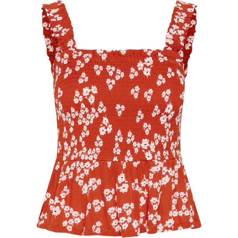 Kaffe Top Amber červená / černá / bílá 106403613