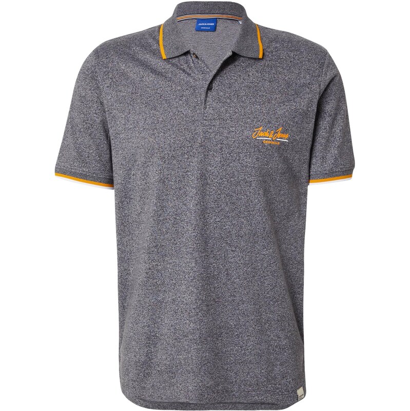 JACK & JONES Tričko JORTEN žlutá / tmavě šedá