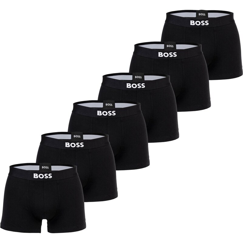 BOSS Boxerky černá / bílá