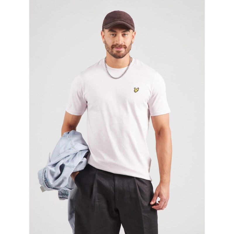 Lyle & Scott Tričko 'Heather' fialový melír