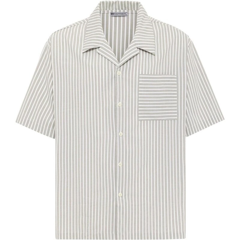Dandalo Košile khaki / bílá
