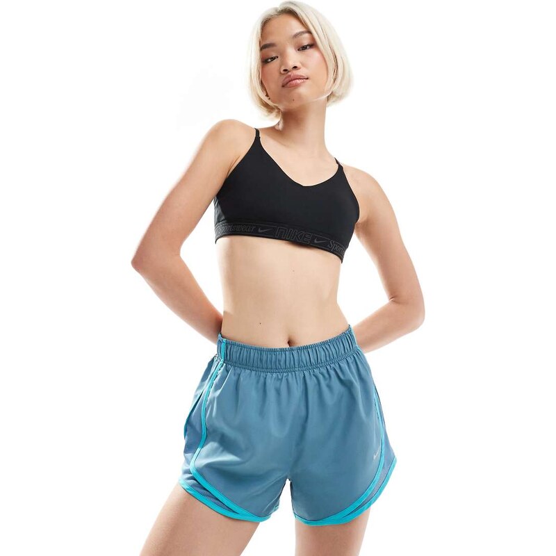 Nike Running Tempo Dri-FIT mid rise 3 inch shorts in blue 106410053