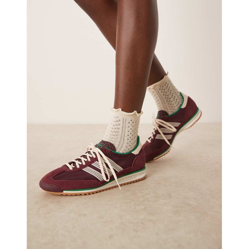 adidas Originals SL 72 OG trainers with crochet detailing in
