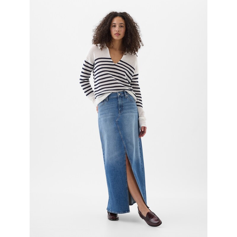 GAP Džínová maxi sukně - Dámské 107075270