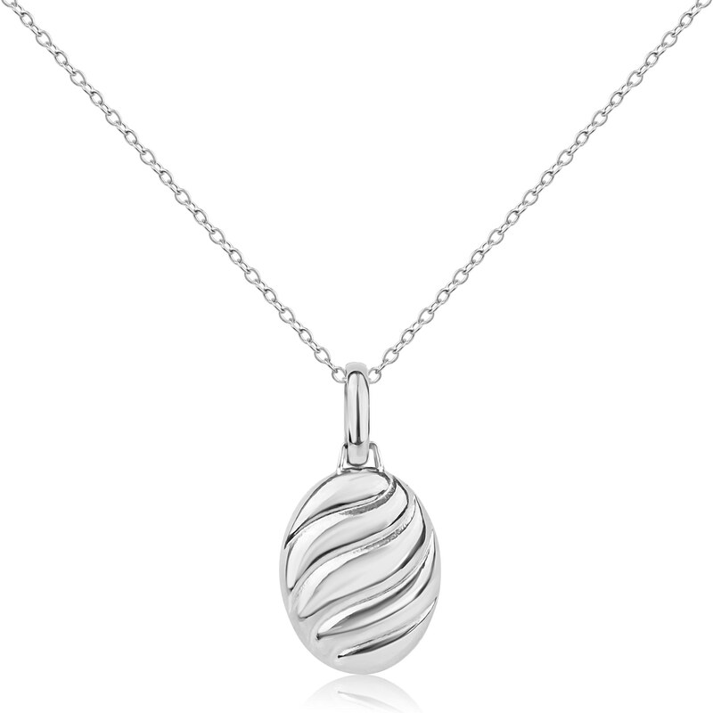 Ocelový náhrdelník croissant - Meucci DN141 106423994