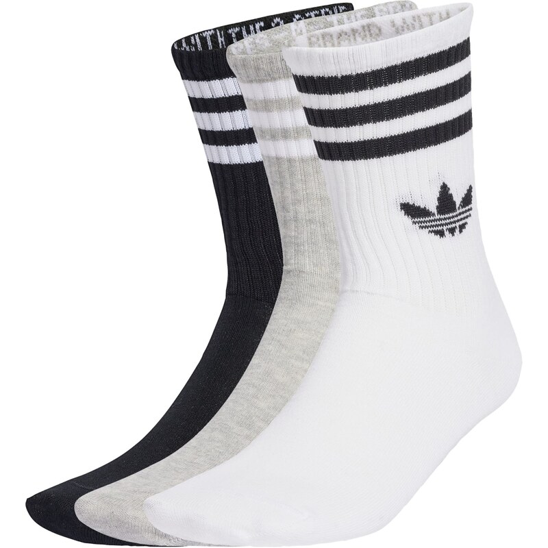 ADIDAS ORIGINALS Ponožky šedý melír / černá / bílá