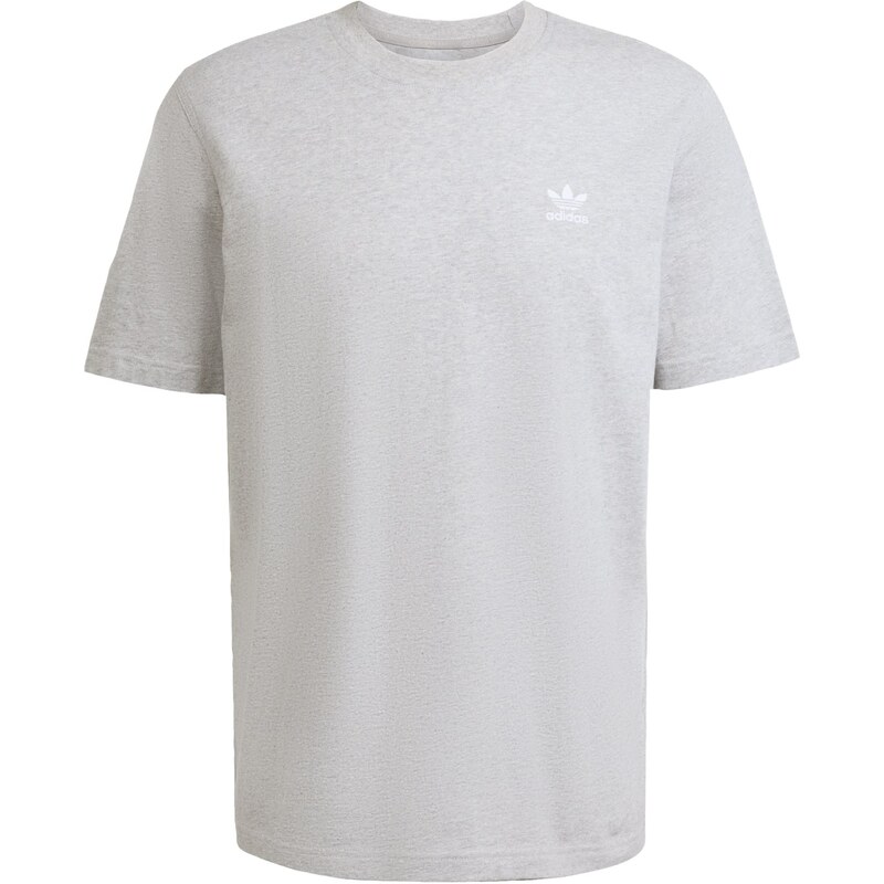 ADIDAS ORIGINALS Tričko Trefoil Essentials světle šedá / bílá