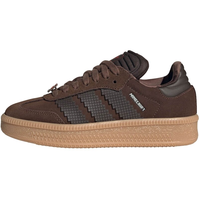 ADIDAS ORIGINALS Tenisky Samba X Minecraft hnědá / tmavě hnědá