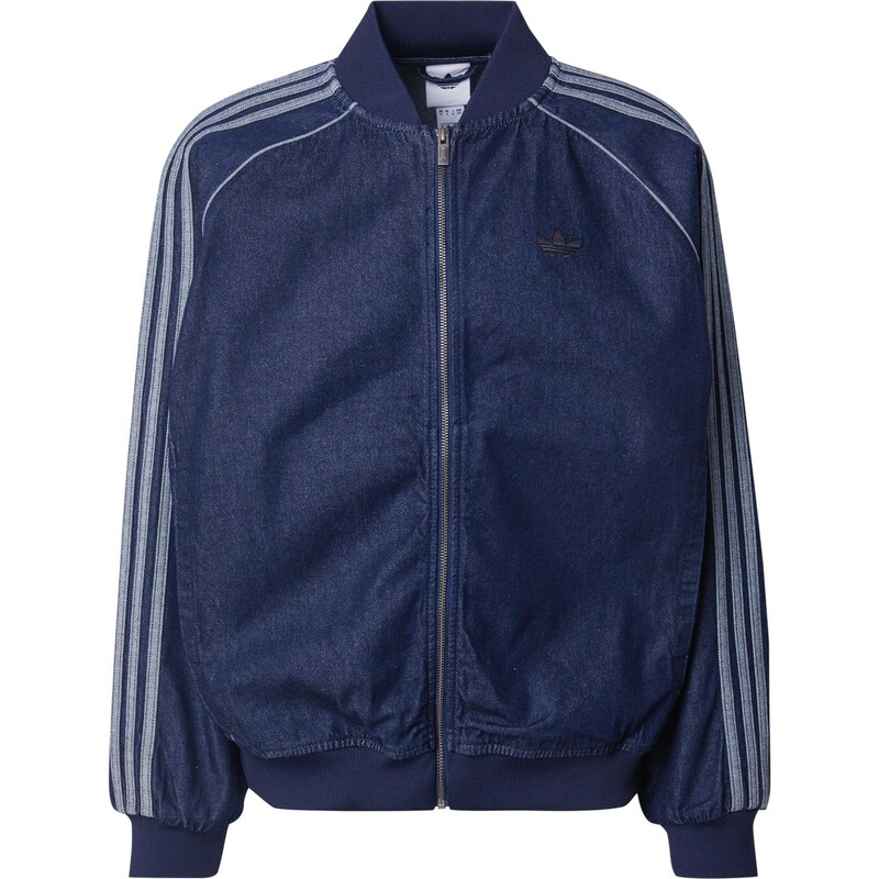 ADIDAS ORIGINALS Přechodná bunda SST Adicolor modrá džínovina / 112710586
