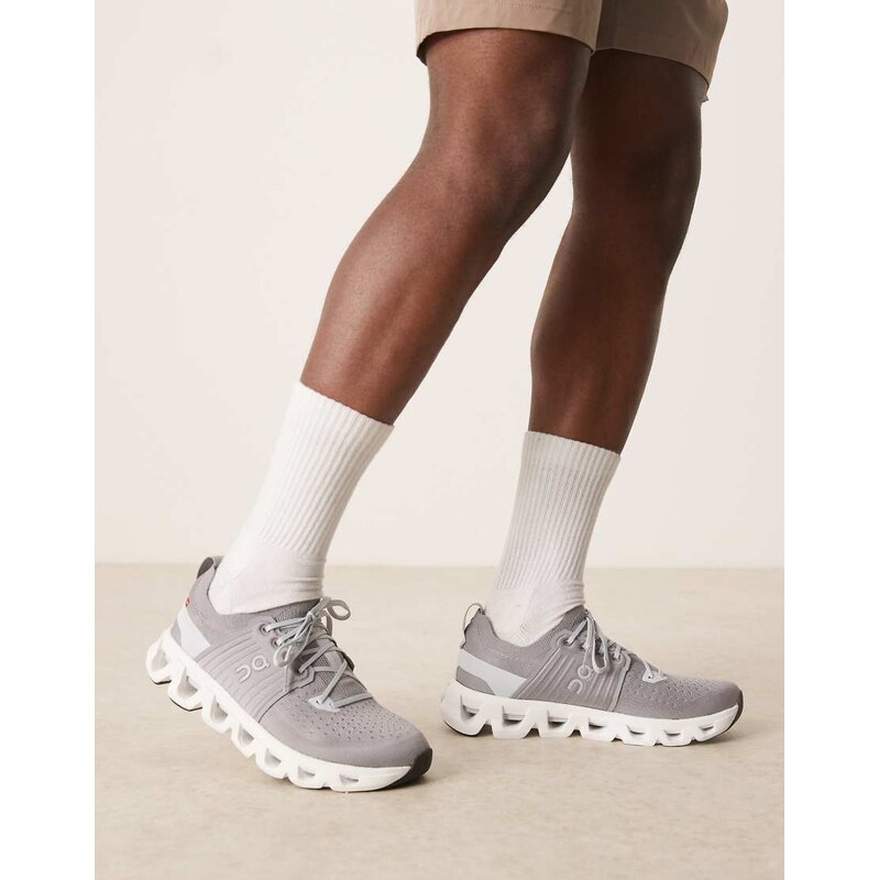 ON Cloudswift 4 running trainers in grey