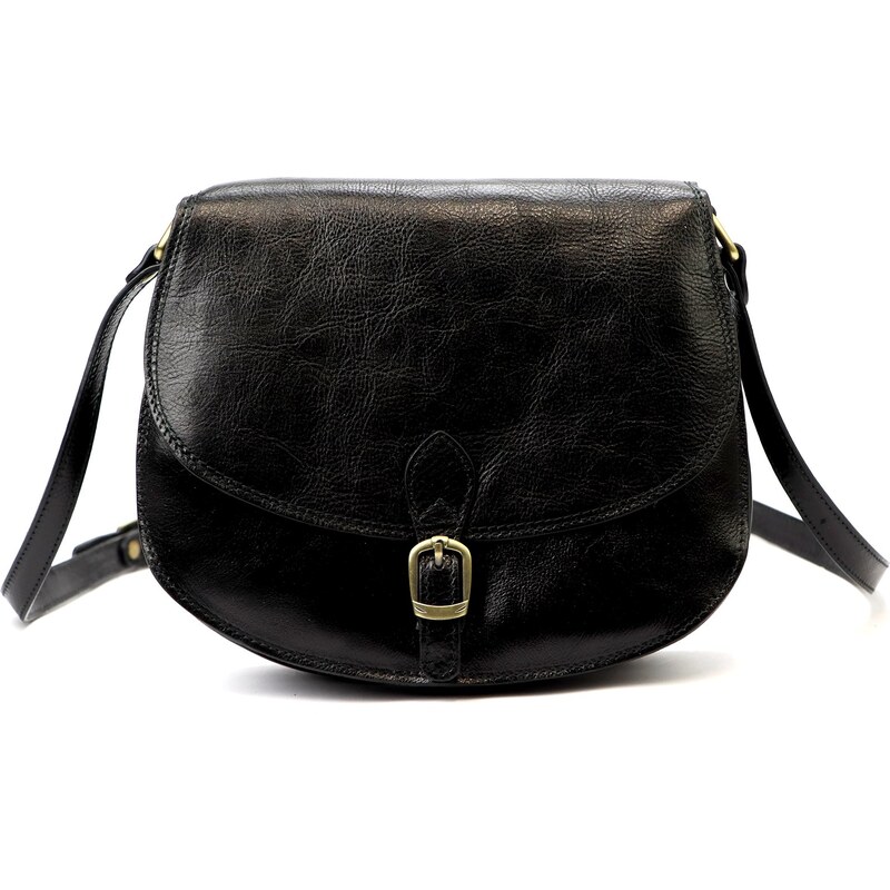 Kožená crossbody kabelka Florence 21TMP černá