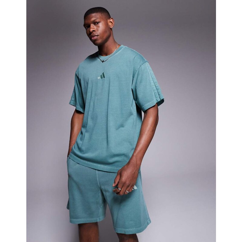 adidas Originals adidas Sportswear t-shirt in washed green