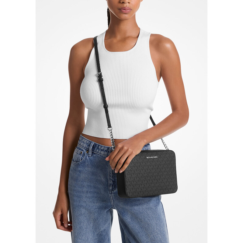 Michael Kors Jet Set Large Crossbody Black
