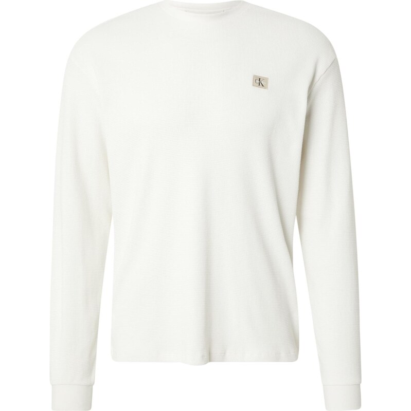 Calvin Klein Jeans Krojové kalhoty bílá