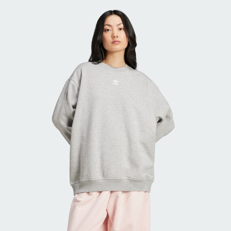 Adidas Mikina Essentials Fleece Long Oversized Crew