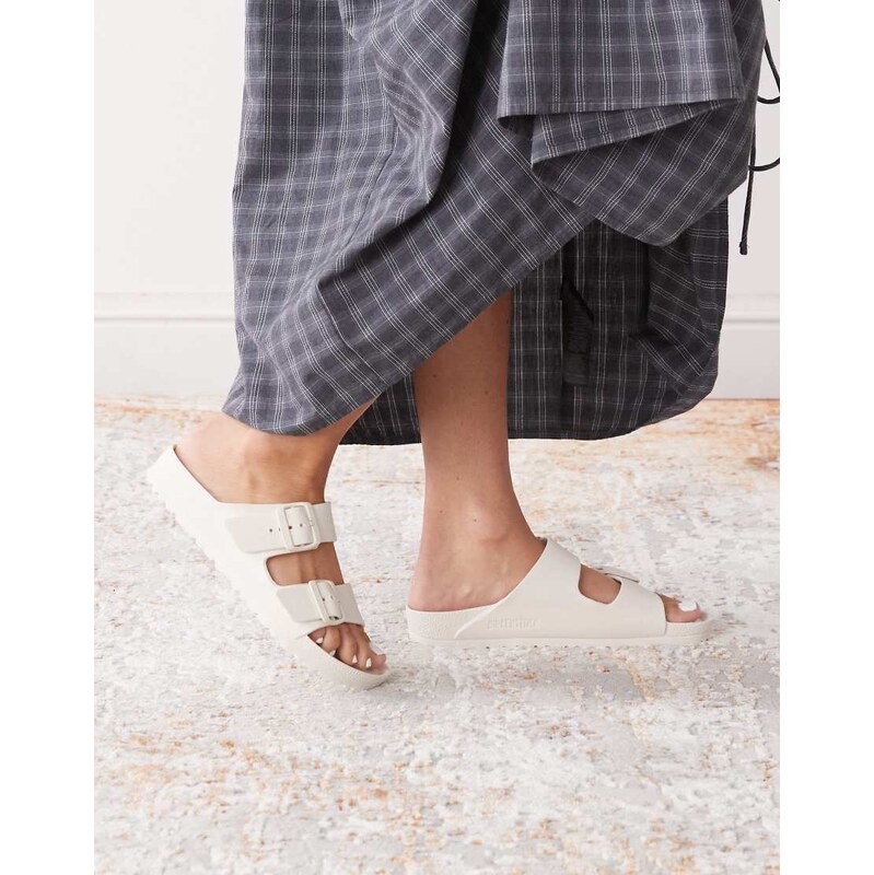 Birkenstock Arizona EVA sandals in eggshell-White
