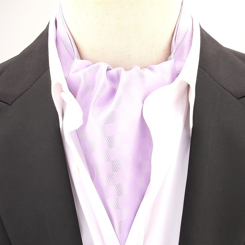 Fišer Ascot světle fialový jemný vzor 02547