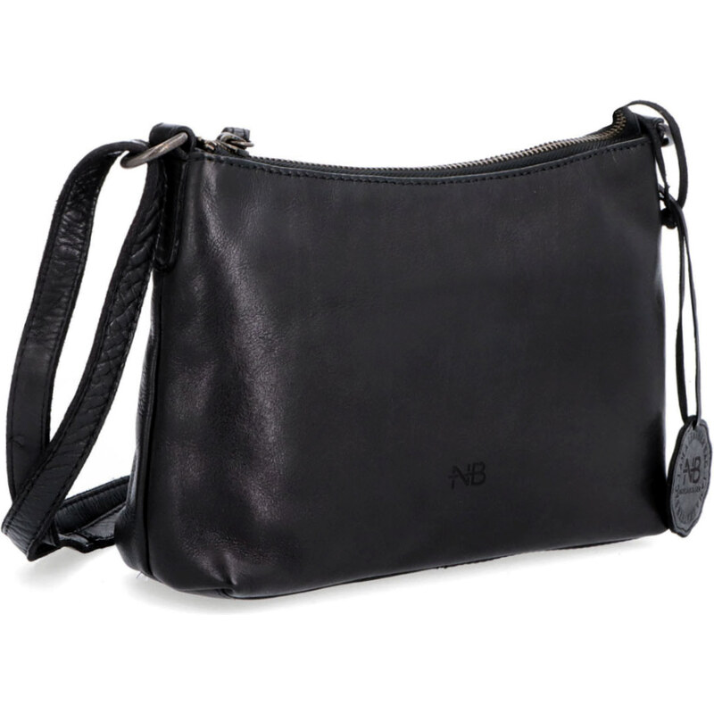 Kožená kabelka crossbody Noelia Bolger černá NB 2406 C