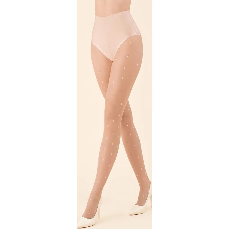 Vzorované silonky Gabriella 413 Navel 20 den