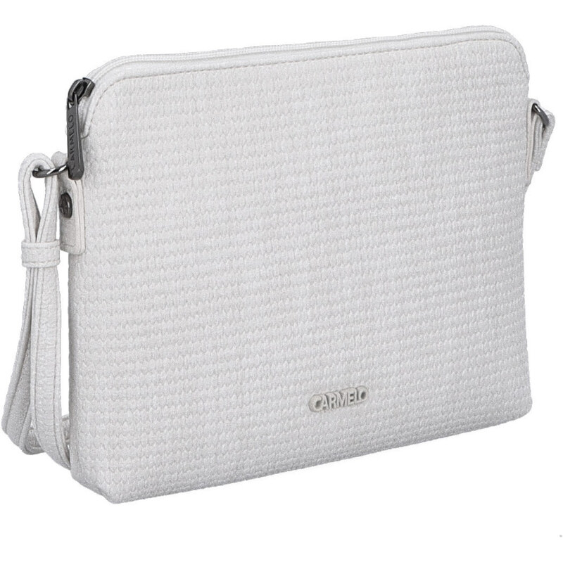 Kabelka ze syntetické kůže crossbody Carmelo béžová 4337 K 106555155
