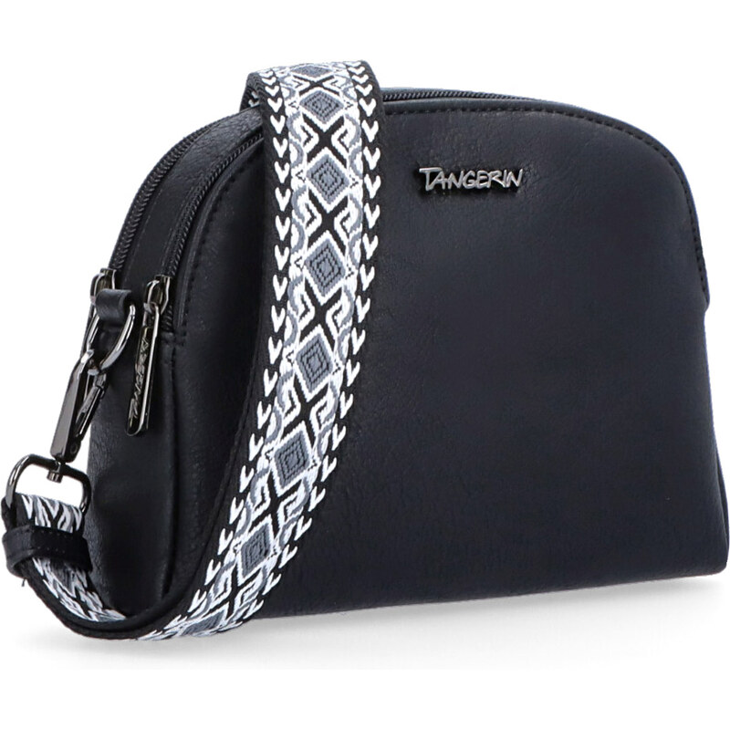 Kabelka ze syntetické kůže crossbody Tangerin černá 8044 C 106554714