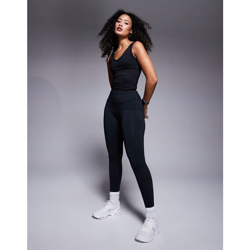 4505 Hourglass Icon active tie waist run legging with phone pocket in 106603023