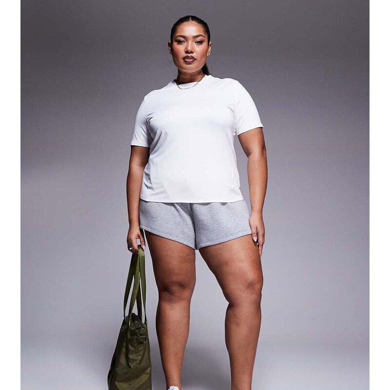 4505 Curve Icon active quick dry performance t-shirt in white 115510103