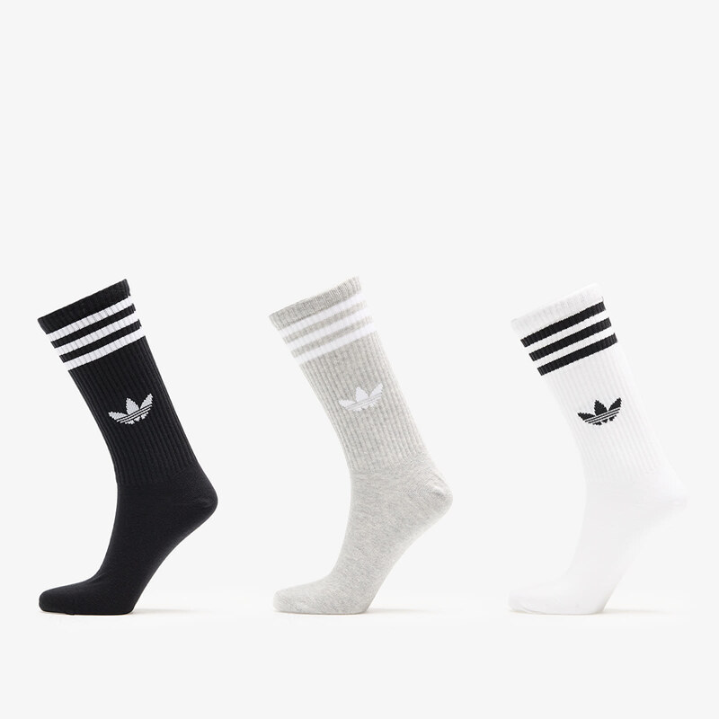 adidas Originals Ponožky adidas 3S High Crew Socks 3-Pack White/