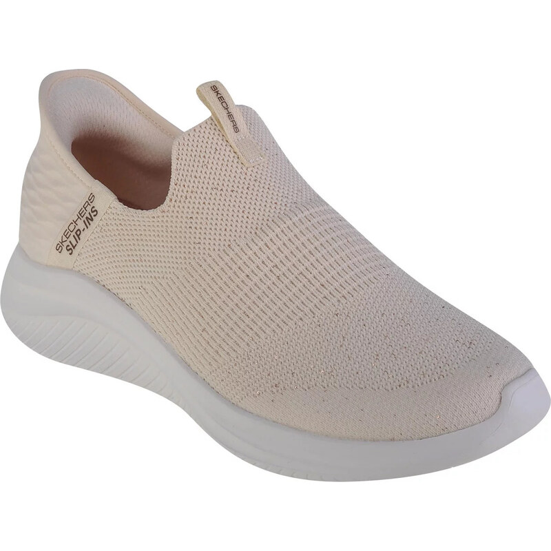 Krémové dámské tenisky Skechers Slip-Ins Ultra Flex 3.0-Shiny