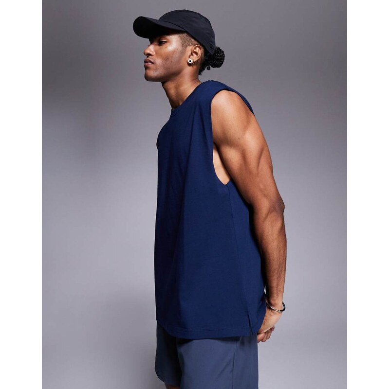 4505 Icon cotton oversized pump training tank with quick dry finish in 114502574