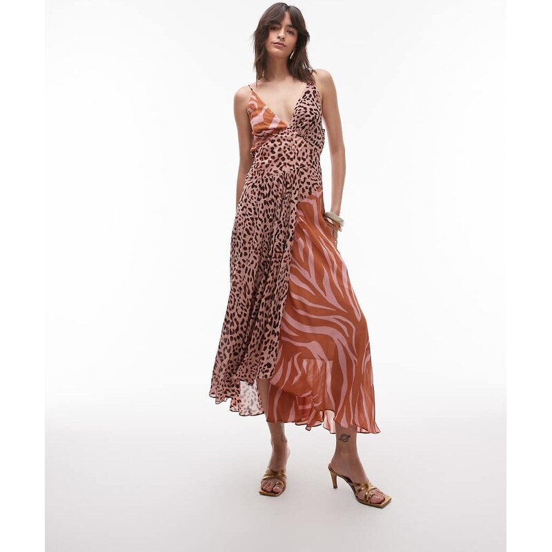 & Other Stories maxi dress with adjustable spaghetti straps and low 106534701