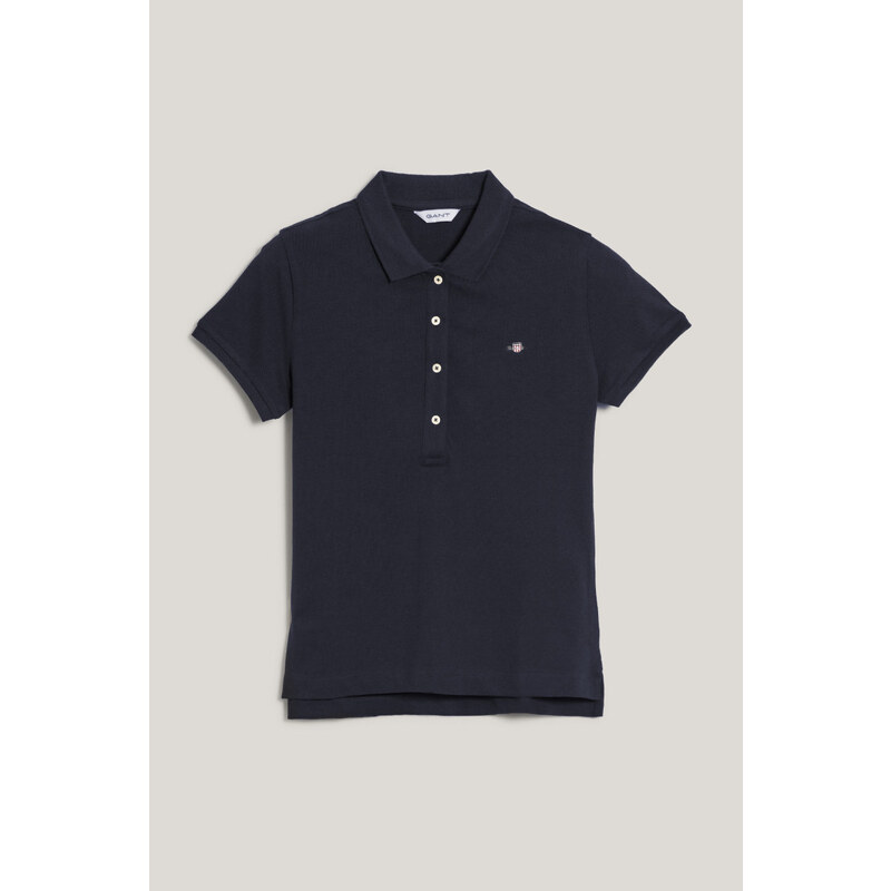 POLOKOŠILE GANT SLIM SHEILD CAP SLEEVE PIQUE POLO EVENING BLUE 105159130