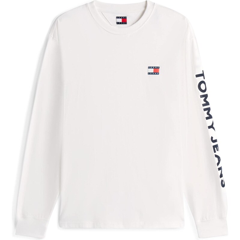 Tommy Jeans Tričko CLSC noční modrá / bílá