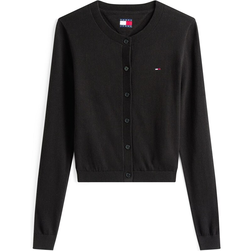 Tommy Jeans Kardigan 'ESSENTIAL' černá