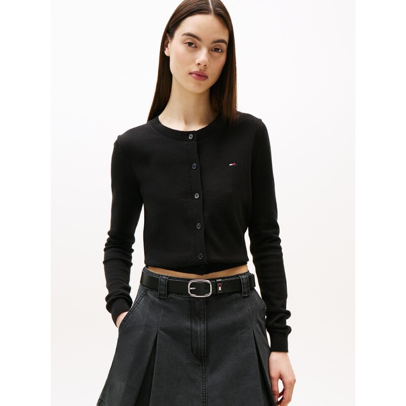 Tommy Jeans Kardigan 'ESSENTIAL' černá