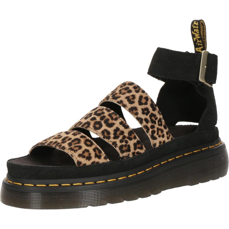 Dr. Martens Sandály Clarissa II Quad cappuccino / světle hnědá / žlutá 106537080