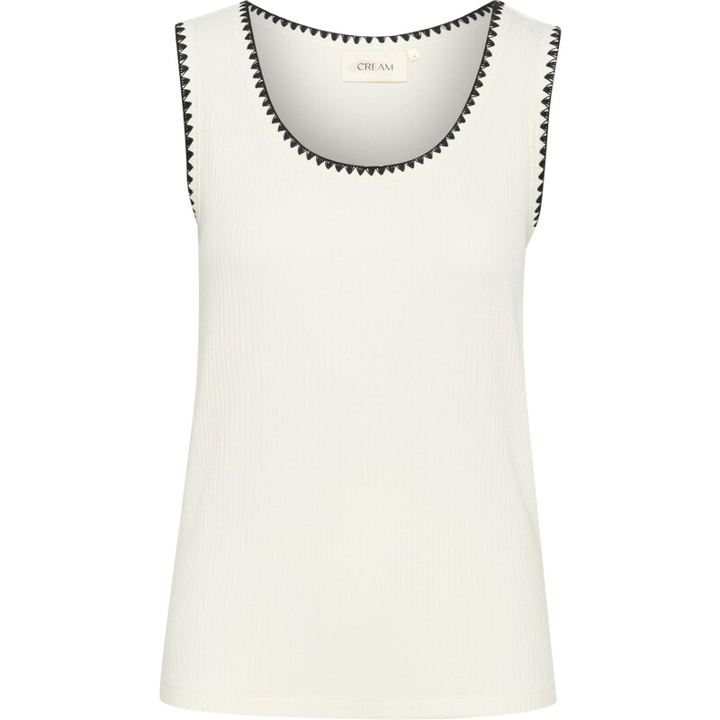 Cream Top CRRibba bílá