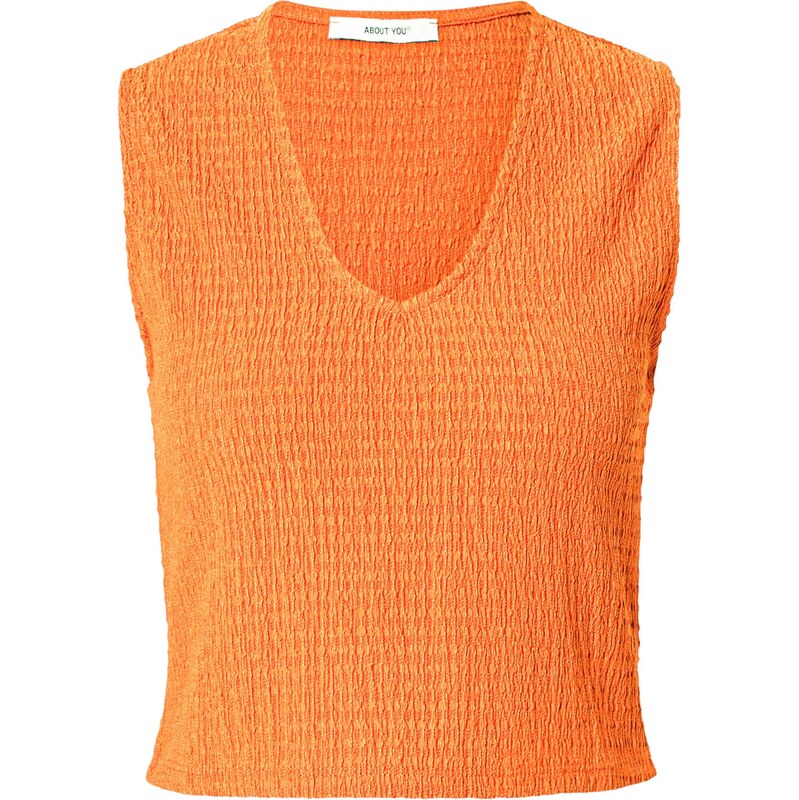 ABOUT YOU Top Fleur oranžová 109394164